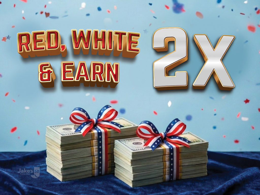 RED, WHITE & EARN TWICE